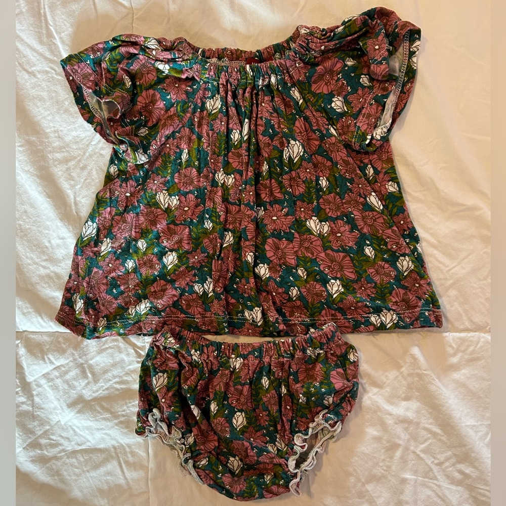 Milkbarn dress and bloomer set